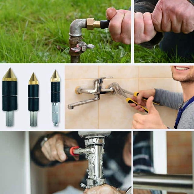 Wosthever 4 Pieces Hot Melt Water stop High Resistance pinfor Parts Voltage for Plumbing Suministros de limpieza para el hogar