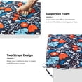 thumbnail image 4 of Peace Nest Set of 4 Solid Soft Outdoor Patio Deep Seat Cushion 18.5x16x3" Square Corner - Blue Flower, 4 of 5