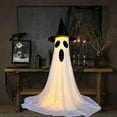 thumbnail image 6 of 2Packs Halloween Decorations Outdoor,Halloweens Party Decoration Indoor,Spooky Ghost with Remote Control String Lights,Halloween-Ghost Lights for Porches Yards Gardens Lawn, 6 of 10