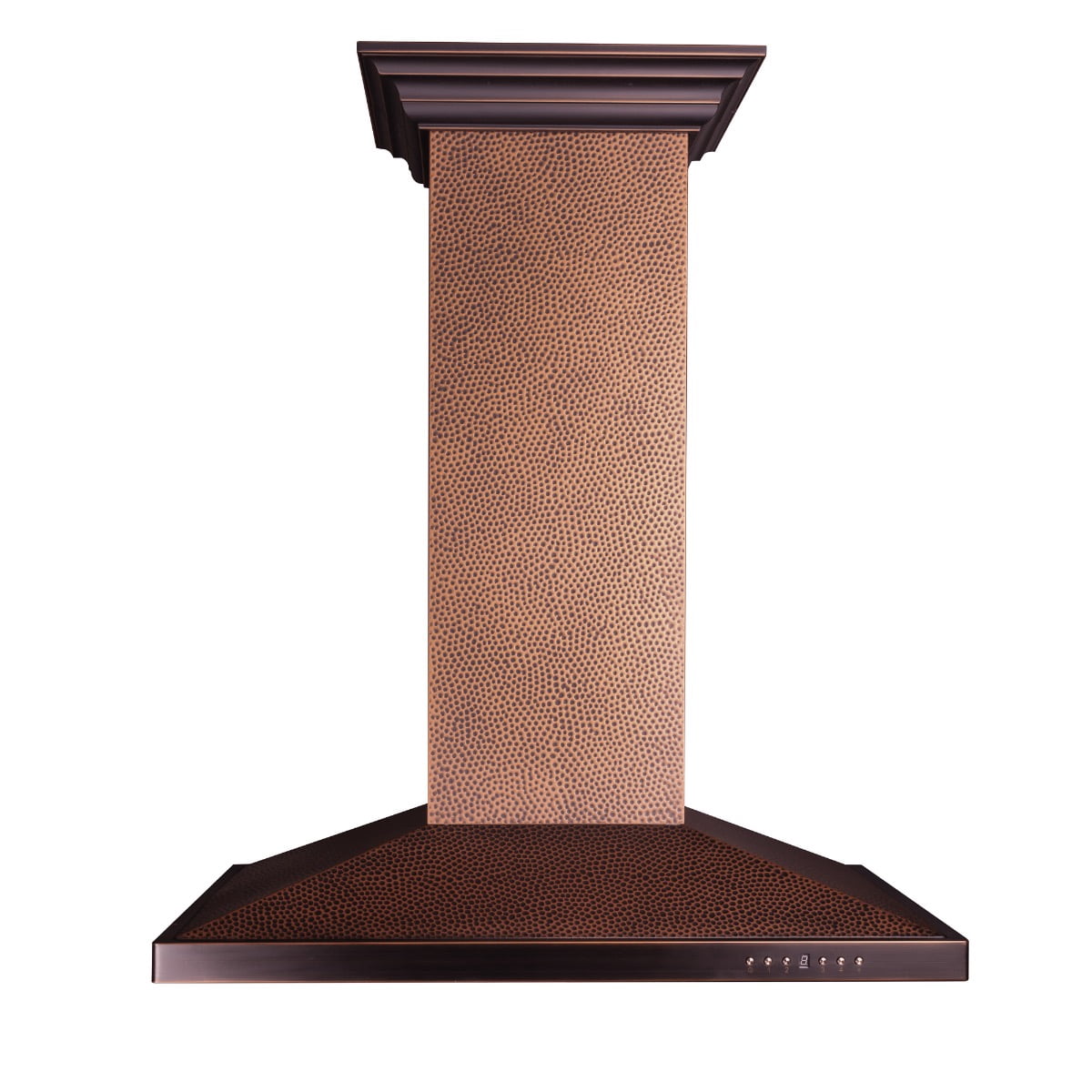 ZLINE 36 in. Designer Series Hand Hammered Copper Island Mount Range Hood (8GL2Hi-36)