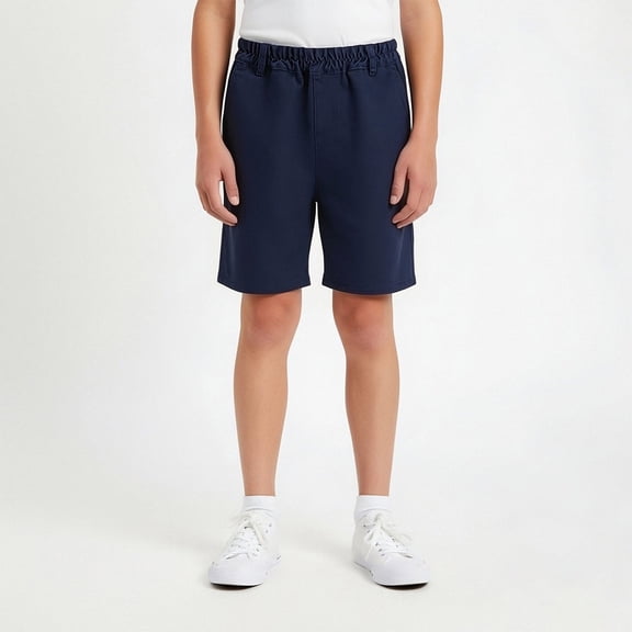 Uniform Shorts Boys Straight Pants with Pockets Pull On Navy Shorts Boys School Shorts Boys Size 13-14 Years Shorts