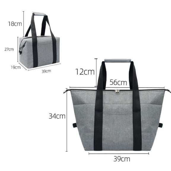 Insulated Thermal Cooler Bag Dirt-proof Easy-to-carry Handle Large Capacity