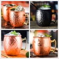 thumbnail image 4 of Graflsoa Mug Moscow en Acier Inoxydable avec Finition Cuivre, Tasse à Cocktail Durable pour Maison et Bars, Capacité de 530ml, Design Élégant avec Poignée, 4 of 6
