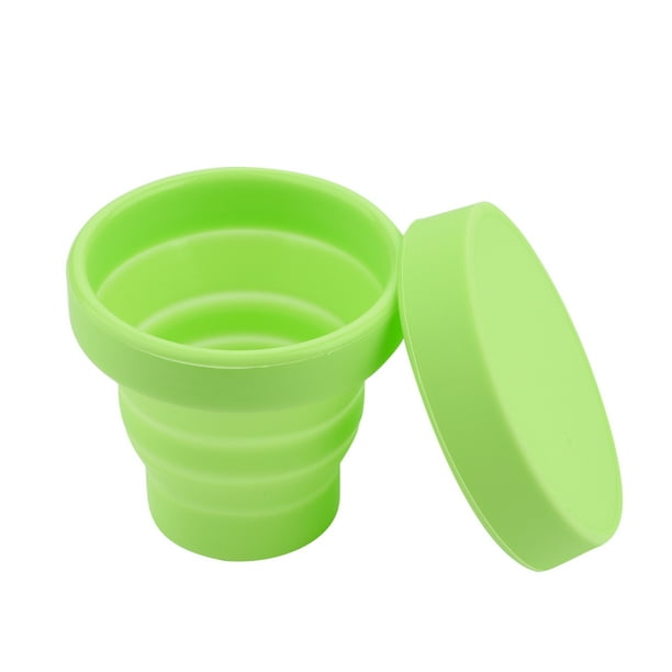 Taza de viaje para acampar, taza plegable telescópica de silicona para beber, taza plegable para acampar al aire libre, diseño de próxima generación