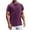 7#-Purple, variant on Zimjoy Men's Big and Tall T-Shirts Big and Tall Short Sleeve Henley Neck Knit T-Shirt Casual Lightweight Solid Tees (Purple, 3XL)