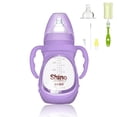 thumbnail image 1 of Biberón Leche para bebés Alimentador de agua Bebida para recién nacidos Aprendizaje de enfermería resistente al calor Taza de pezón para niños pequeños resistente al calor Púrpura, Tipo 3 Advancent BA000333-11, 1 of 7