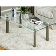 thumbnail image 4 of Furniture of America Karnette Metal 2-Piece Coffee Table Set in Champagne Gold, 4 of 5