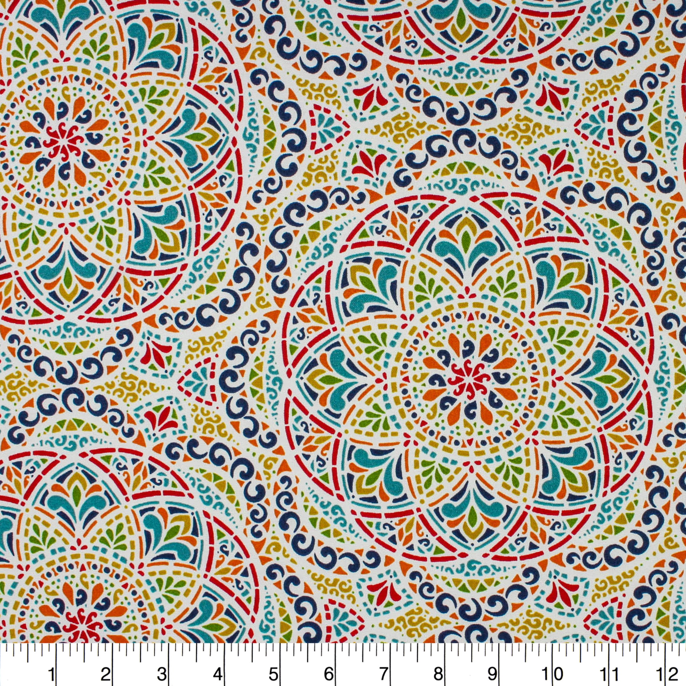 Berkshire Home 100% Polyester 54" Indoor/Outdoor Zen Fiesta Fabric, by the Yard