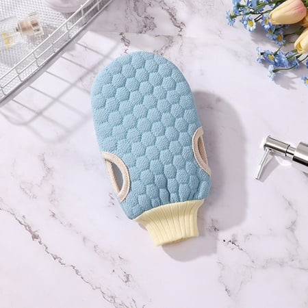Gnmfd Double-Sided Honeycomb Bath Towel Glove 11 x11 Exfoliating Soft Absorbent Spa Shower Towel for Full Body Care Massage Circulation Relaxation Blanket Throw Blanket Blanket Storage