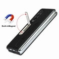 thumbnail image 3 of Dteck Case for Galaxy Z Fold 3 5G PU Leather Wallet Magnetic Flip Protective Cover with Kickstand S Pen Card Holder Shockproof Case for Samsung Galaxy Fold3 (2021) (Black), 3 of 3