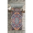thumbnail image 3 of Ambesonne Ethnic Quilted Bedspread Set 2 Pcs, Vibrant Vintage Bohemian, Twin Size, Multicolor, 3 of 3
