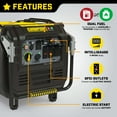 thumbnail image 4 of Champion 8500-Watt Electric Start Dual Fuel Home Backup Portable Inverter Generator with Quiet Technology and CO Shield®, 4 of 6