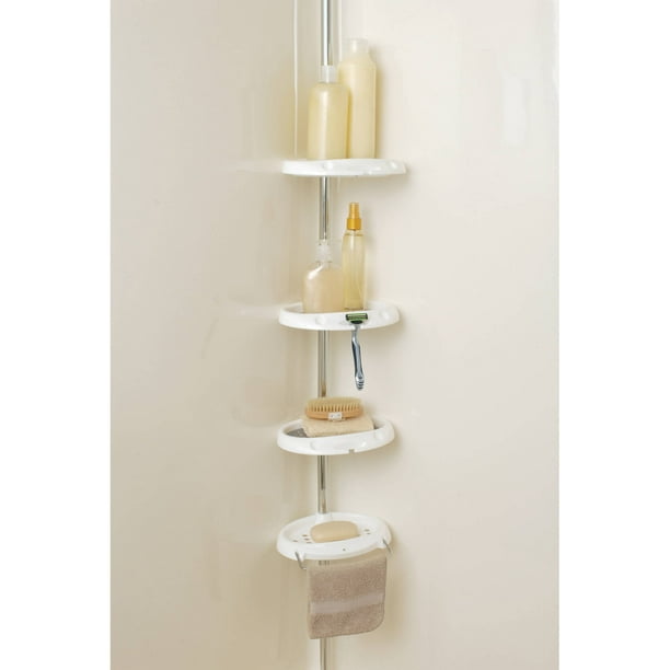 Tension Shower Caddy White