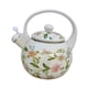 thumbnail image 2 of Tetera esmaltada, tetera, jarra para jugo, olla esmaltada resistente con diseño floral, cafetera para fiestas, oficinas, restaurantes y hogares, 2 of 9