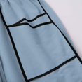 thumbnail image 6 of Women's Baggy Wide Leg Pants Casual Fall Trousers Drawstring Waist Barrel Sweatpants with Pockets Lounge Light Blue, 6 of 6