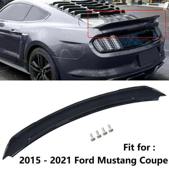 Rear Trunk Spoiler Wing Fit for 2015 2016 2017 2018 2019 2020 2021 Ford Mustang Coupe