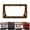 Christmas-D, variant on 2 Pcs Christmas License Plate Frame, Christmas Decoration License Plate Frame Holder, Holiday Metal Car Plate Frame Aluminum License Plate Frame Fits Standard