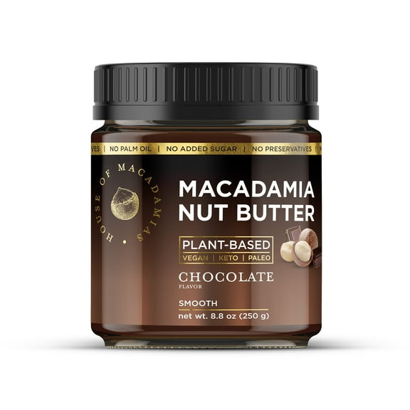 House of Macadamias Nut Butter, Chocolate, 8.8oz