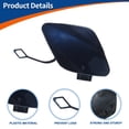 thumbnail image 4 of Tapa de gancho de remolque del parachoques delantero de Unique Bargains en azul, compatible con Mercedes-Benz S-class W222 2014-2017 No.A2228850023, 4 of 6