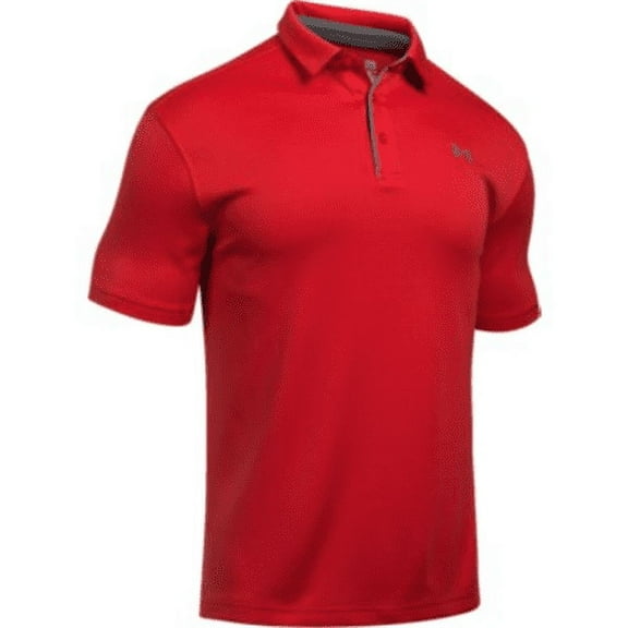 Under Armour Red Tech Polo - Mens Polo - 1290140-600