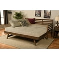 thumbnail image 2 of Kodiak Furniture Boho Wood Daybed/Pop Up Bed in Walnut Brown w/ Gray Mattresses, 2 of 12