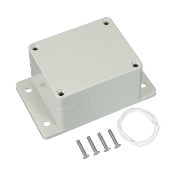 Uxcell Junction Box, Electrical Enclosure Box ABS Plastic Waterproof Outlet Plug Cover Cord Protector 115 x 90 x 68mm / 4.53 x 3.54 x 2.68