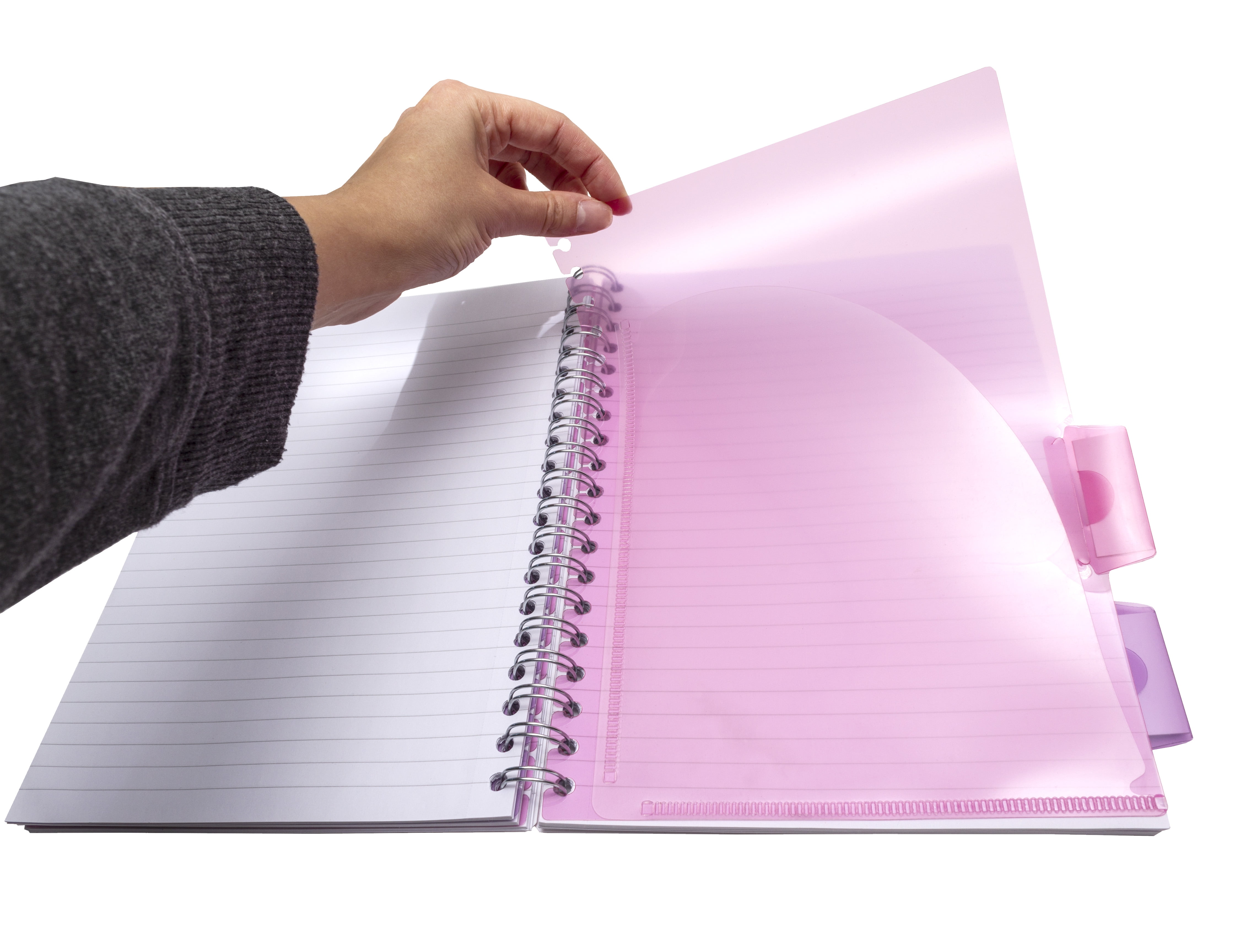 Pukka Pad Pastel 5-Subject Divider Notebook - 3 Pack