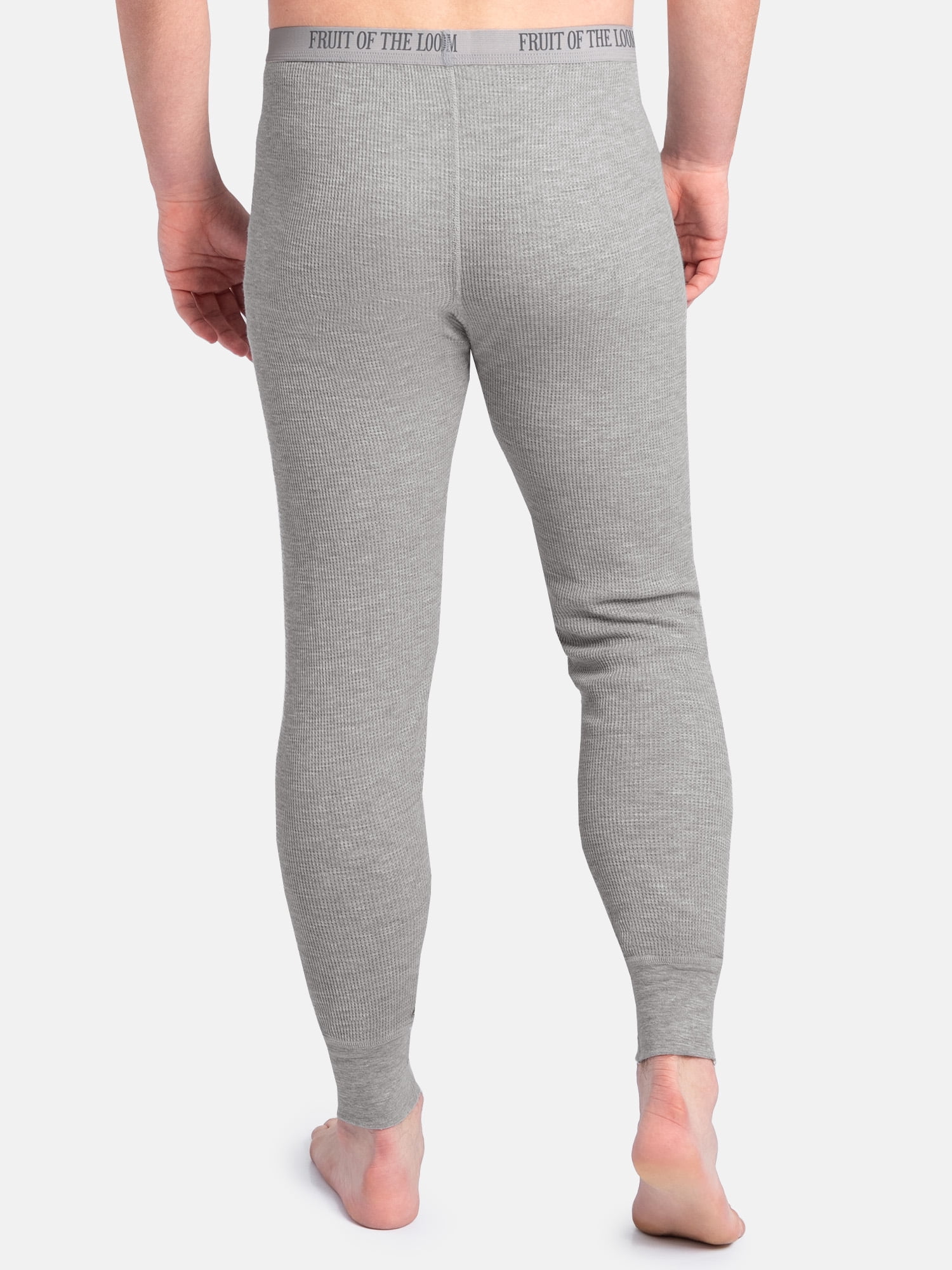 Fruit of the Loom Men's Slub Waffle Thermal Underwear Bottom, Sizes S-5XL