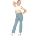 thumbnail image 2 of Stretch Is Comfort Girl's High Waist Ultra Flex Bootcut Yoga Pants | Child  6 -12, 2 of 6