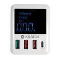 thumbnail image 6 of Kratos Power 40W QC3.0/PD3.0 4-Port USB Wall Charger with Digital Display, 6 of 6