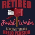 thumbnail image 3 of CafePress - Retired Postal Worker Funny Postman Hel Sweatshirt - Classic Crew Neck Sweatshirt, 3 of 4