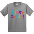 thumbnail image 3 of Inktastic I Love Daddy Girls Youth T-Shirt, 3 of 5