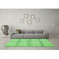 thumbnail image 3 of Ahgly Company Indoor Square Abstract Green Modern Area Rugs, 6' Square, 3 of 4