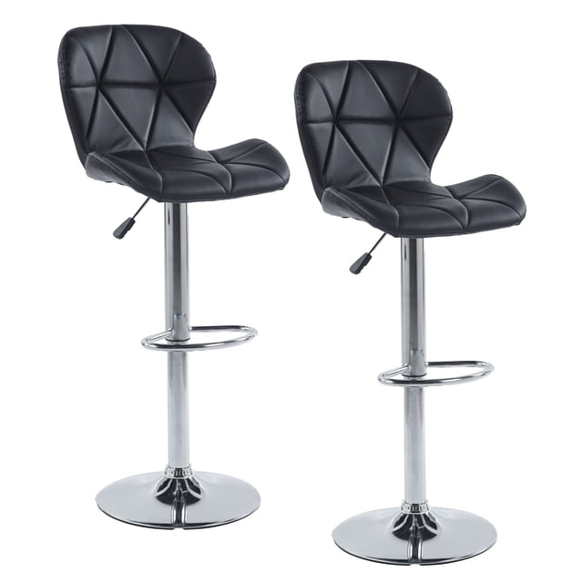 Set de 2 Sillas Altas Elly Latte Negro