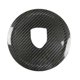 thumbnail image 1 of Cubierta del volante de fibra de carbono negra con logotipo del volante en forma de círculo para 911, 1 of 5