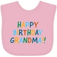 thumbnail image 3 of Inktastic Happy Birthday Grandma Boys or Girls Baby Bib, 3 of 4