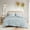 Blue, variant on Bed In A Bag, Ombre Shaggy Long Fur Comforter Mini Set, Natural Cotton Bedding Set,Polyester Bed Sheet Set, Household Supplies & Décor Bedding Bedding Sets