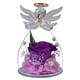 thumbnail image 1 of Ángel eterna flor rosa cubierta de cristal regalo de vacaciones decoración de rosas para amigos y familiares regalos de cumpleaños, 1 of 5