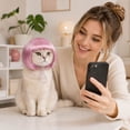 thumbnail image 4 of Funny Soft Pet Cosplay Wig with Adjustable Straps, Stylish Furry Pet Dress‑Up Costume, Reusable Comfortable Headwear for Medium Cats Dogs Halloween Christmas Birthday Party Holiday Decoration, 4 of 4