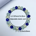 thumbnail image 3 of Elastic Anxiety Bracelet for Women & Men - Natural Gemstone Beads Stress Relief Jewelry, Handmade Calming Yoga Bracelet for Mental Balance & Inspirational Gifts, 3 of 5