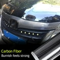 thumbnail image 4 of Carbon Fiber Center Console Wrap Sticker Armrest Cup Holder Panel Trim Interior, 4 of 24