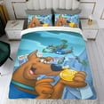 thumbnail image 4 of Risa-Olimpiadas Conjunto de sábanas temático, trío de piezas, cómodo y amigable con la piel, diseño único, regalo de decoración para el hogar para familiares, amigos y fans,140cm *210cm, 4 of 6
