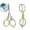 Gold, variant on VQPeo Foldable Stainless Steel Mini Travel Scissors - Portable Safety Pocket Nursing Scissors for Travel, Home, Office, Craft, Sewing