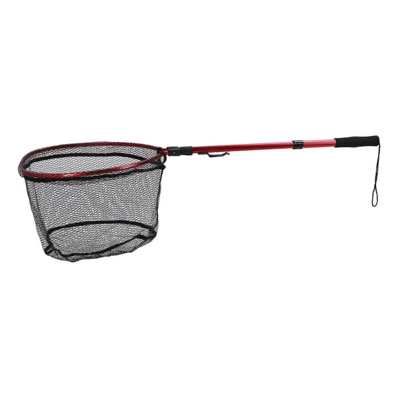 Aluminum Alloy Floating Fishing Net Foldable Extendable Portable for Easy Carrying and Storage Red