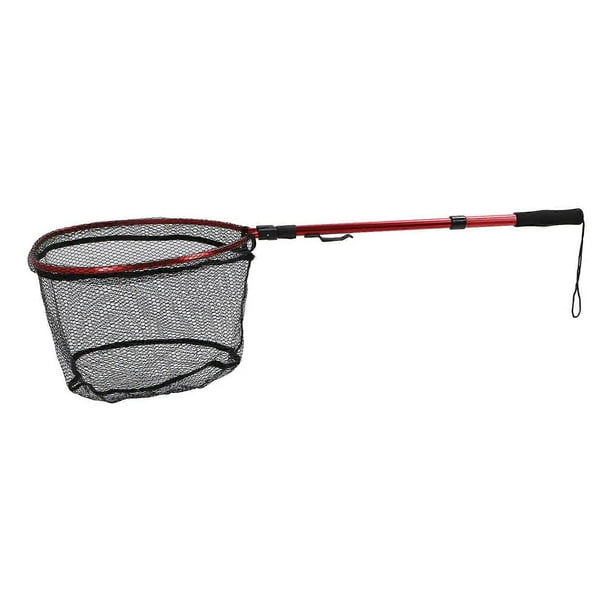 Aluminum Alloy Floating Fishing Net Foldable Extendable Portable for Easy Carrying and Storage Red