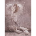 thumbnail image 2 of Babette 19x24 White Modern Wood Framed Museum Art Print Titled - Caring, 2 of 4