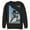 Black, variant on Men's Superman Strongest Hero Pose Sweatshirt Athletic Heather X Large
