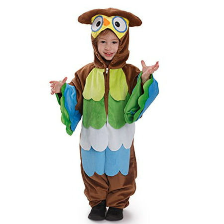 Dress Up America Kids Toddlers Hoo Hoo Owl Pretend Play Costume Outfit for