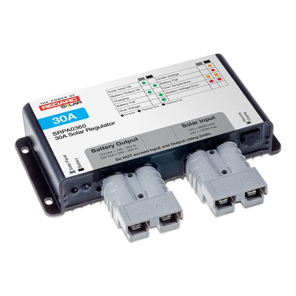 Regulador Solar REDARC de 30 Amperios con Conectores Anderson SB50