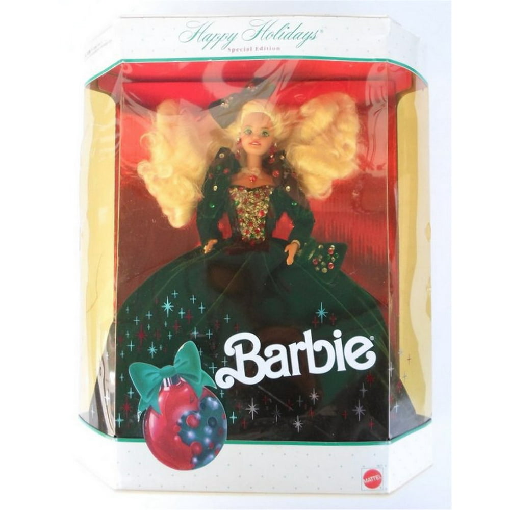 Happy Holidays Barbie Special Edition (1991) Vintage Doll - Walmart.com - Walmart.com